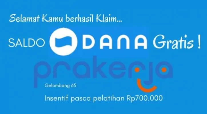 Hari ini kamu telah berhasil tarik SALDO DANA Prakerja Rp700.000 langsung cair ke dompet elektronik, ikuti caranya berikut ini! (POSKOTA)