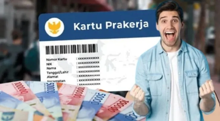 Pemerintah menyiapkan uang gratis sebesar Rp4,2 juta melalui program Kartu Prakerja. (Pinterest/Edited: Farida Fakhira)