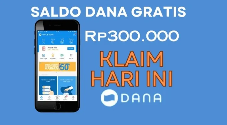 Ini cara klaim! Saldo DANA gratis Rp300.000 hari ini Jumat 22 November 2024 langsung masuk ke dompet elektronik Anda yang berhasil terpilih (Foto: Poskota/Herdyan Anugrah Triguna)