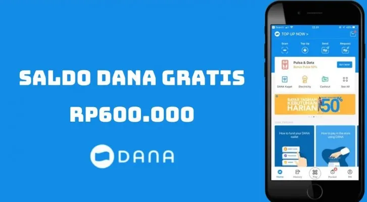 Klaim saldo DANA gratis Rp600.000 hari ini! Cek selengkapnya di sini (Foto: Poskota/Herdyan Anugrah Triguna)