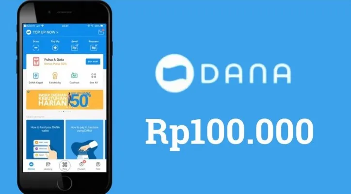 Klaim saldo DANA gratis tiap hari hanya nonton video dan jawab survei. Cair langsung ke dompet elektronik.(Foto: Poskota/Herdyan Anugrah Triguna)