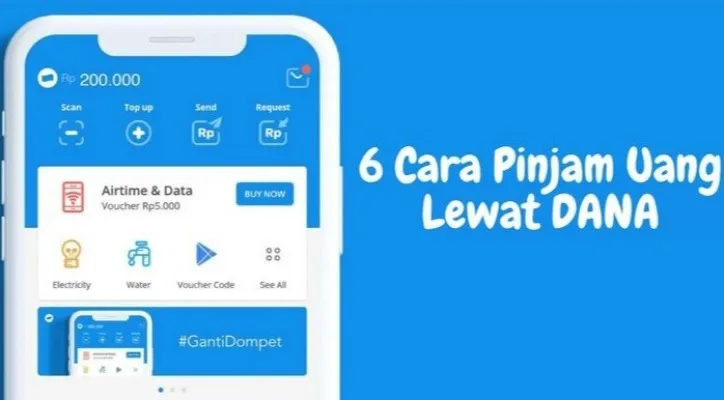 Langkah-langkah Pinjam Saldo DANA Rp500.000 Menggunakan KTP dan Nomor WA (Foto: Pinterest)