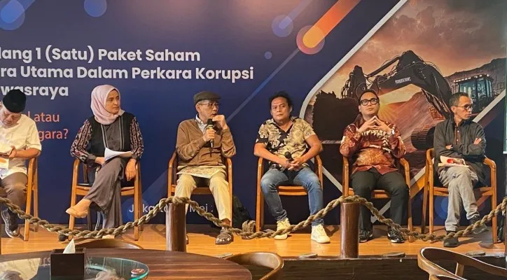 Foto: Dialog Publik mengenai usut kasus dugaan korupsi lelang saham korporasi Asuransi Jiwasraya. (Dok. Panitia)