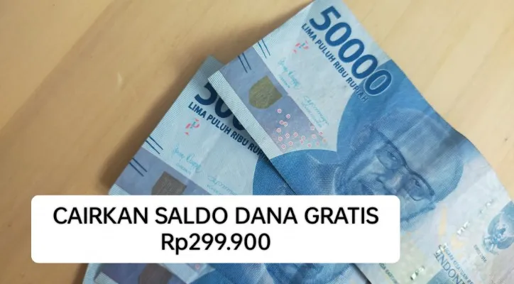 Cara cairkan saldo DANA gratis Rp299.900 hari ini 18 Mei 2024. (Poskota/Rinrin Rindawati)