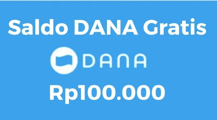 Saldo DANA Gratis Rp100.000 berhasil masuk ke dompet elektronik kamu. Klaim sekarang di sini! (Foto: Poskota/Herdyan Anugrah Triguna)