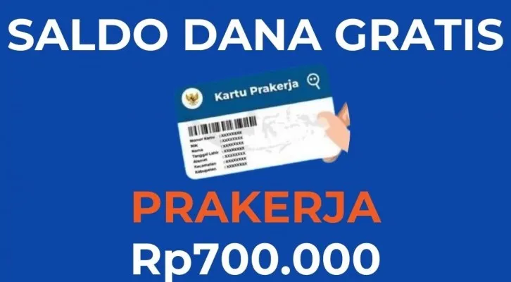 Saldo DANA Gratis Rp700.000 dari Kartu Prakerja bisa Anda dapatkan dengan mengikuti syarat dan langkah pendaftarannya. Cek di sini selengkapnya!  (Foto: Poskota/Herdyan Anugrah Triguna)