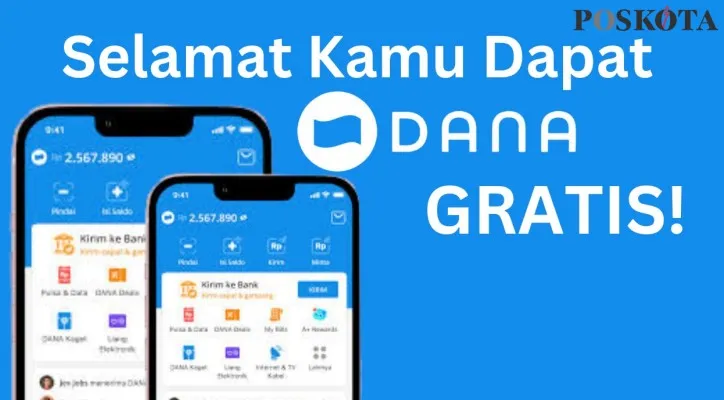 (Poskota/Saffa Sabila) - Pasti Berhasil! Ini Cara Klaim Saldo DANA Gratis Hari Ini, Cek Selengkapnya