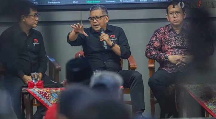 Sekretaris Jenderal (Sekjen) PDIP, Hasto Kristiyanto. (Poskota/Ahmad Tri Hawaari)