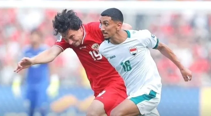 Timnas Indonesia kalah dari Irak di matchday 5 Kualifikasi Piala Dunia 2026 Zona Asia Putaran Kedua (Instagram/@timnasgoal)