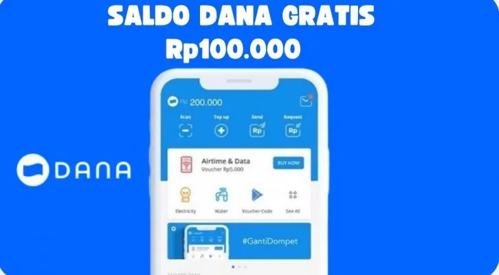 Saldo DANA Gratis Rp100.000 hari ini 16 Oktober 2024 dari aplikasi dan game penghasil uang. Langsung masuk ke dompet elektronik!  (Foto: Poskota/Herdyan Anugrah Triguna)