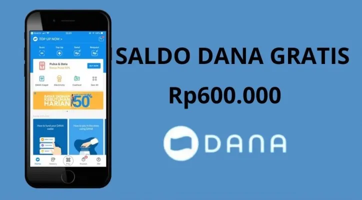 Klaim ke dompet elektronik hadiah saldo DANA gratis Rp600.000 yang cair dari 6 game penghasil uang. (Foto: Poskota/Herdyan Anugrah Triguna)