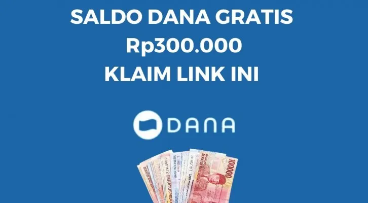 Klaim uang Rp330.000 menjadi saldo DANA gratis yang langsung masuk ke dompet elektronik melalui nomor HP.  (Foto: Poskota/Herdyan Anugrah Triguna)