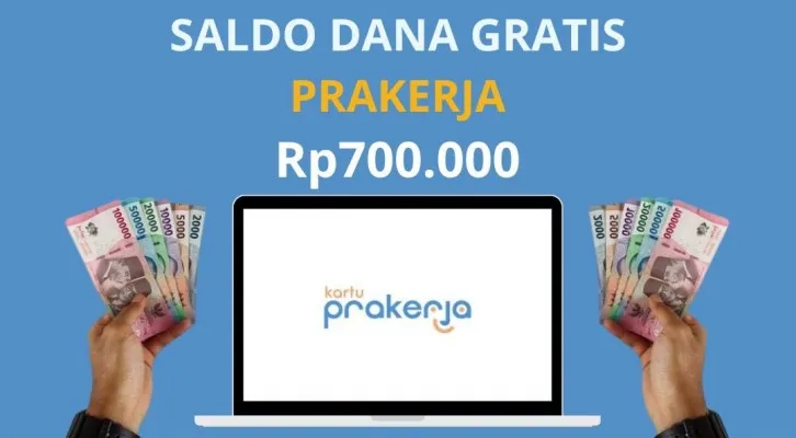 Anda berhasil klaim saldo dana gratis Rp700.000 Insentif Kartu Prakerja ditambah subsidi pemerintah Rp3,5 juta hanya pakai modal NIK KTP saja. (Poskota/Herdyan Anugrah Triguna)