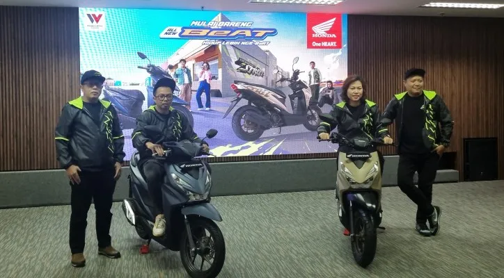 Foto: Wahana Honda atau PT Wahana Makmur Sejati (WMS) memperkenalkan All New Honda Beat dan Beat Street 2024. (Dok. Wahana Honda)