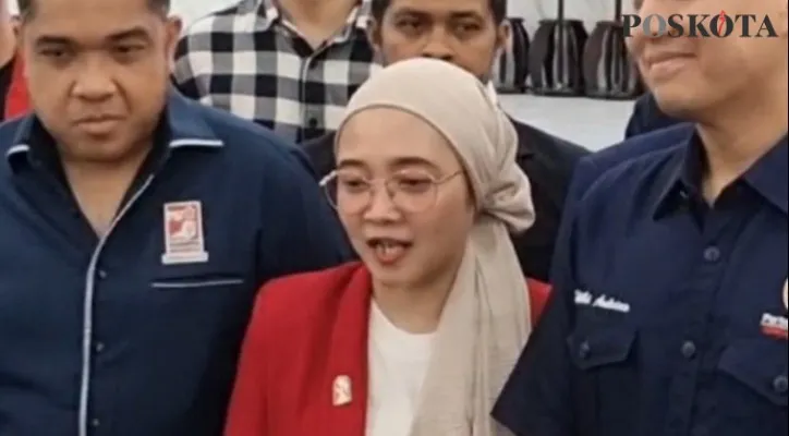 Ketua DPW PSI DKI Jakarta, Elva Farhi Qolbina. (POSKOTA/ Pandi)