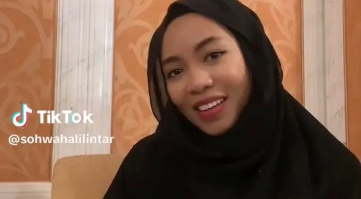 Pembelaan Sohwa Halilintar untuk sang Ibu terkait panggilan Haji Thariq (Tiktok/Sohwahalilintar)