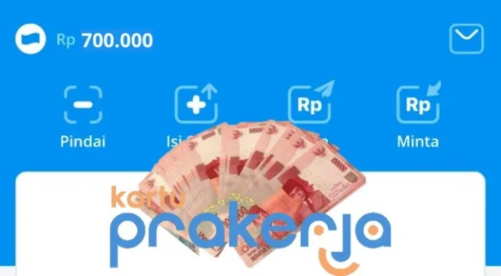 Daftar prakerja dan dapatkan saldo DANA gratis Rp700.000,segera cek sekarang cara mendaftarnya sebelum ditutup malam ini (Foto : Poskota/Adriansyah)