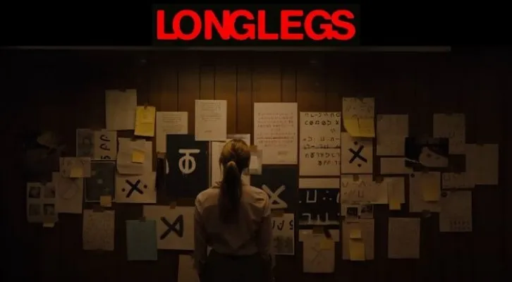 Sinopsis Film 'Longlegs' horror-thriller tayang rabu 17, Juli 2024 di seluruh bioskop Indonesia. (Potongan Trailer Film 'Longlegs': youtube/NEON)