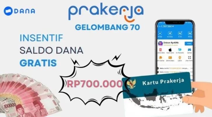 Ketahui informasi selengkapnya disini mengenai insentif saldo dana gratis Rp600.000 dari Program Kartu Prakerja yang telah menanti untuk Anda klaim. (Foto: Poskota/Aldi Irawan)