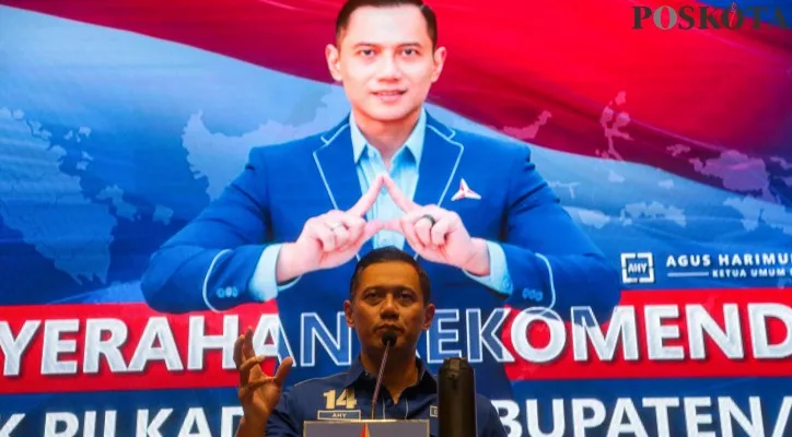 Ketua Umum Partai Demokrat, Agus Harimurti Yudhoyono. (Poskota/Ahmad Tri Hawaari)