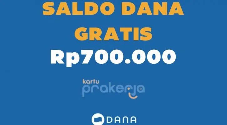 Saldo DANA Gratis Rp700.000 masuk ke dompet elektronik dari pemerintah lewat program Kartu Prakerja. Cek informasinya di sini (Foto: Poskota/Herdyan Anugrah Triguna)