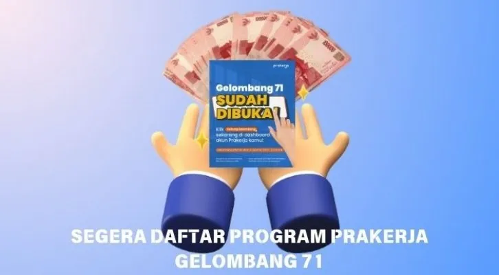 Daftarkan diri segera diprakerja Gelombang 71 untuk mendapatkan saldo DANA gratis Rp700.000 dan berbagai macam pelatihan gratis (Foto: Poskota/Adriansyah)