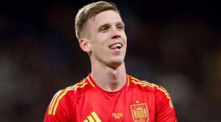 Kabar gembira datang dari dunia sepak bola! Dani Olmo dikabarkan sudah semakin dekat untuk bergabung dengan klub raksasa Spanyol, Barcelona. (Foto: Pinterest/@badd)