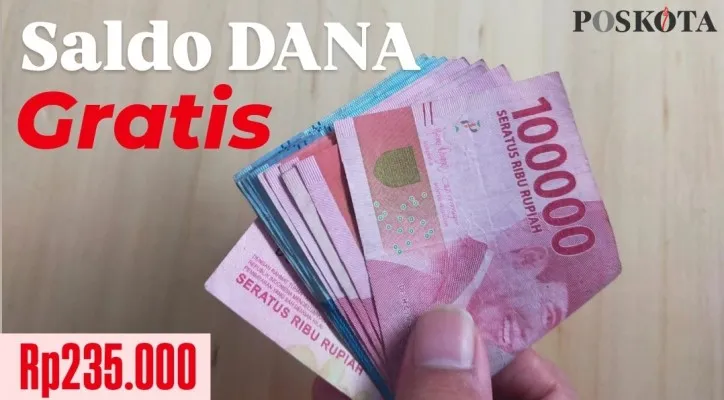 Nomor HP dan nama anda berhak klaim saldo dana gratis Rp235.000 dengan 2 cara ini. (Poskota/Wildan Apriadi)