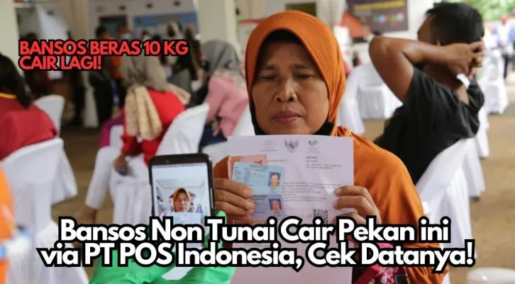 Bansos non tunai cair pekan ini via PT POS Indonesia, cek informasinya. (kemensos.go.id)