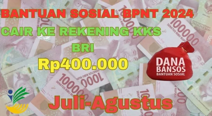 SELAMAT Rp400.000 Saldo Dana Gratis dari Bantuan Sosial BPNT Penyaluran Juli dan Agustus 2024 Telah Cair ke Rekening KKS Bank BRI, Cek Info Selengkapnya! (Foto: Poskota/Herdyan Anugrah Triguna)