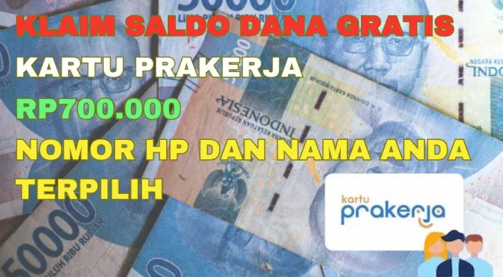 Dapatkan insentif dari pemerintah berupa saldo DANA gratis sebesar Rp700.000. Ini syaratnya agar Anda dapat lolos seleksi pendaftaran Kartu Prakerja.  (Foto: Poskota/Herdyan Anugrah Triguna)