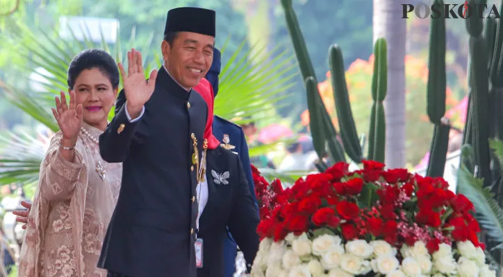 Presiden ke-7 RI, Jokowi dipecat PDIP. (Poskota/Ahmad Tri Hawaari)