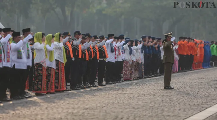Jadwal dan cara pendaftaran upacara 17 Agustus di Istana Negara. Poskota/Ahmad Tri Hawaari