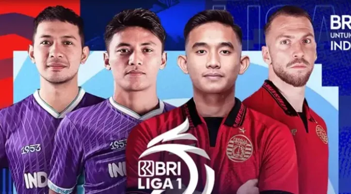 cek link live streaming Liga 1 antara Persita Tangerang vs Persija Jakarta.