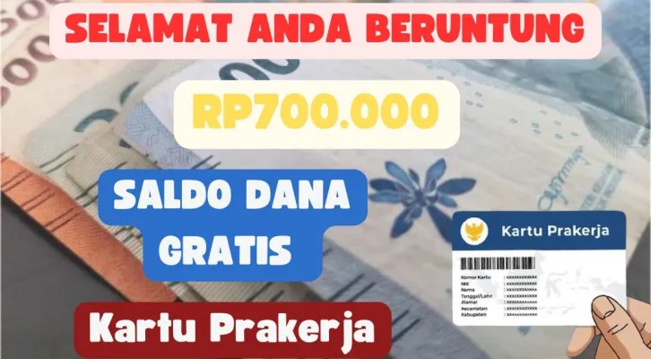 Klaim saldo dana gratis Rp700.000 dari insentif program Kartu Prakerja. (Poskota/Herdyan Anugrah Triguna)