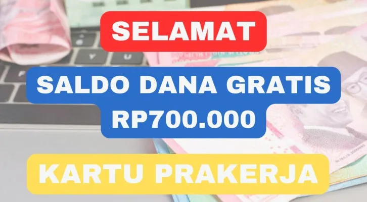 Saldo DANA Gratis Rp700.000 sebagai insentif dari Kartu Prakerja diberikan kepada pemilik nama serta nomor HP peserta yang terpilih. Cek di sini! (FOTO: Poskota/Herdyan Anugrah Triguna)