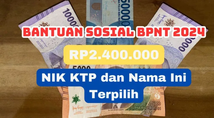 Saldo Dana Bansos Rp2.400.000 dari BPNT 2024 akan segera cair sepenuhnya untuk pemilik NIK KTP dan nama yang telah terpilih. (Poskota/Herdyan Anugrah Triguna)