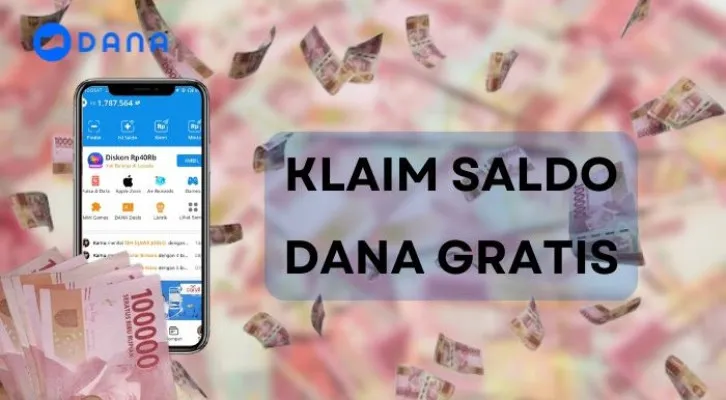 Beruntung, Anda dapat klaim saldo DANA gratis Rp275.000 yang bisa cair ke dompet elektornik. (Poskota/Aldi Harlanda Irawan)