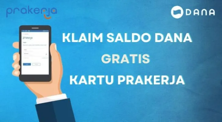 Klaim saldo DANA gratis Rp700.000 yang dapat terkirim ke dompet elektronik Anda dari insentif Prakerja, Cek disini informasi selengkapnya mengenai Gelombang 72. (Poskota/Aldi Harlanda Irawan)