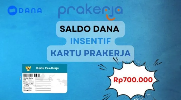 Dapatkan saldo DANA gratis hingga Rp700.000 yang bisa dicairkan ke dompet elektronik Anda dari Program Prakerja, simak artikel ini untuk info lengkapnya!  (Poskota/Aldi Harlanda Irawan)