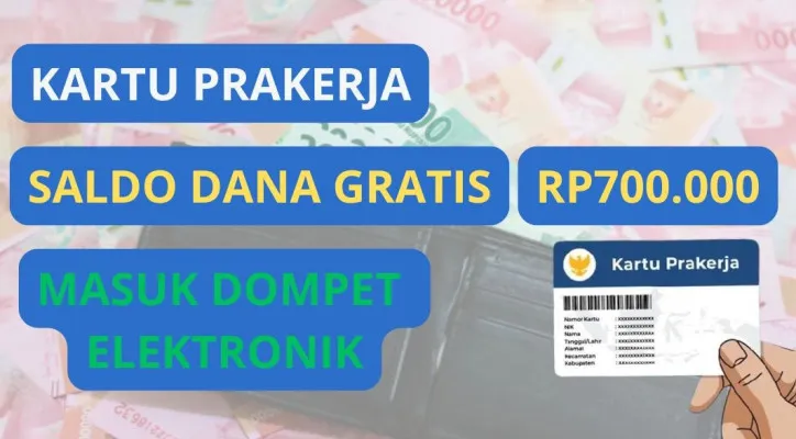 Dapatkan insentif saldo DANA gratis Rp700.000 dari mengikuti pelatihan Kartu Prakerja. Cek syarat dan cara mendapatkannya di sini (Poskota/Herdyan Anugrah Triguna)