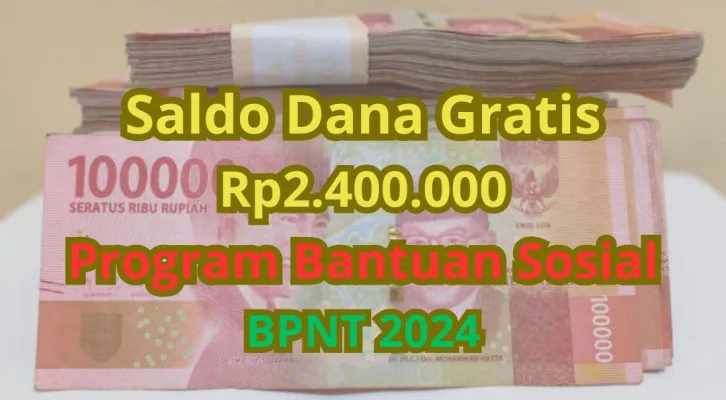 Saldo Dana Gratis Rp2.400.000 dari program Bantuan Sosial BPNT 2024 diberikan untuk NIK KTP dan nama terpilih ini (Poskota/Herdyan Anugrah Triguna)