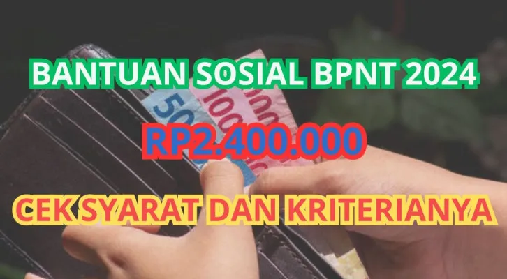 Rp2.400.000 Saldo Dana Gratis disalurkan secara bertahap ke rekening BRI, BNI, dan Mandiri atas nama Anda melalui Bantuan Sosial BPNT 2024 (Poskota/Herdyan Anugrah Triguna)