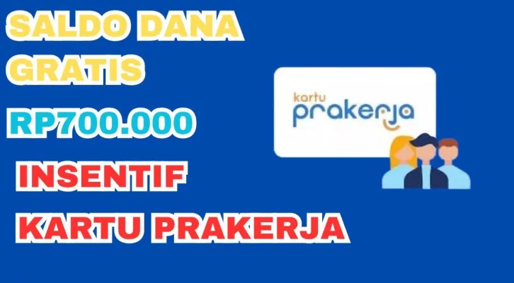 Dapatkan insentif saldo DANA gratis Rp700.000 dari pemerintah buat Anda yang lolos seleksi Kartu Prakerja. (Poskota/Herdyan Anugrah Triguna)