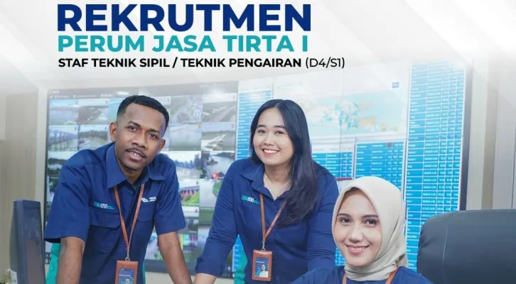 Loker BUMN perusahaan umum jasa tirta 1 (Instagram/@perumjasatirta1)