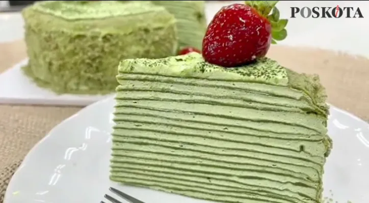 Miles crepes matcha (foto: tangkapan layar YouTube Mickeys Little Pastry)