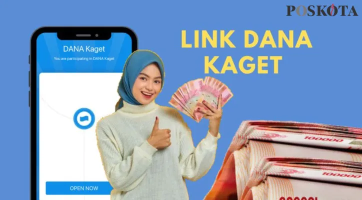 Saldo gratis Rp155.000 dari link DANA kaget langsung cair ke dompet elektronik. (Poskota/Mutia Dheza Cantika)