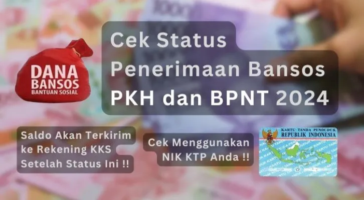 Subsidi dana bansos PKH dan BPNT 2024 ini akan disalurkan ke rekening KKS milik KPM setelah status ini, ketahui disini selengkapnya dan cek dengan menggunakan NIK KTP Anda.  (Poskota/Aldi Irawan)