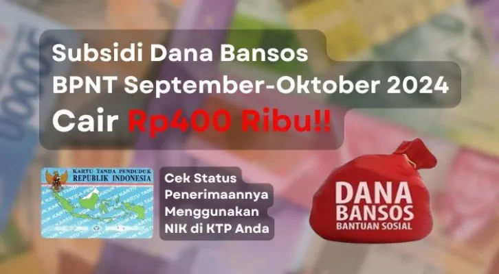 NIK e-KTP yang memenuhi persyaratan ini dapat menerima penyaluran dana bansos Rp400.000 dari pemerintah melalui program subsidi BPNT Oktober 2024. (Poskota/Aldi Irawan)