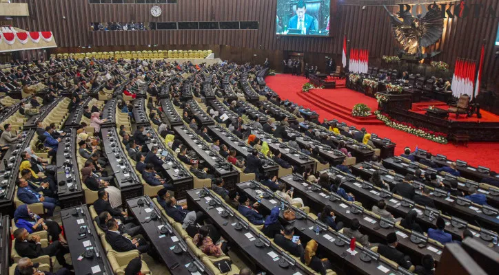 Ilustrasi Rapat Paripurna Dewan Perwakilan Rakyat (DPR). (Poskota/Ahmad Tri Hawaari)